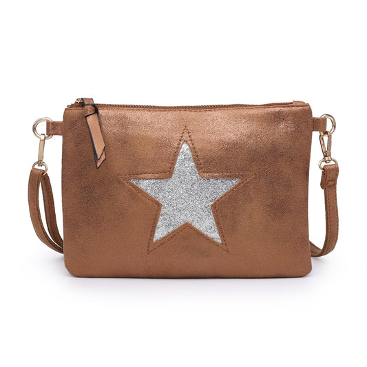 Fiona Sequin Star Handbag - LB Boutique