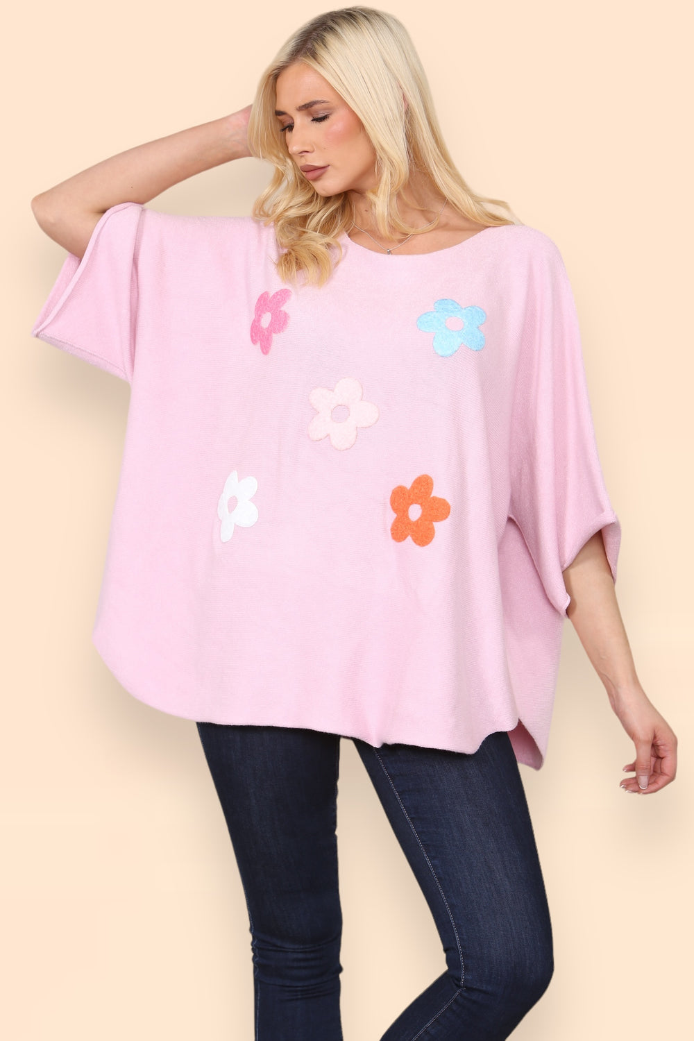 Billie Floral Cap Sleeve Jumper