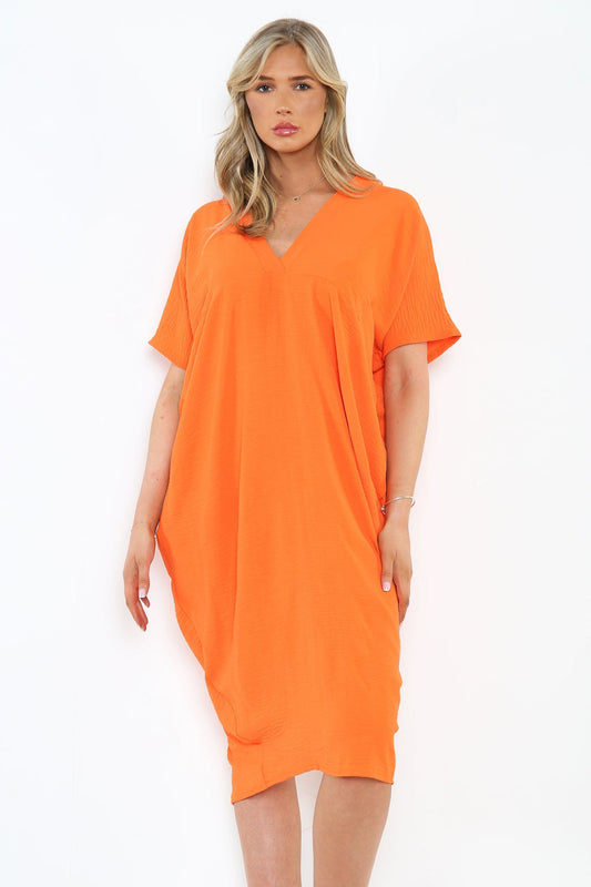 Anita V-Neck Batwing Dress