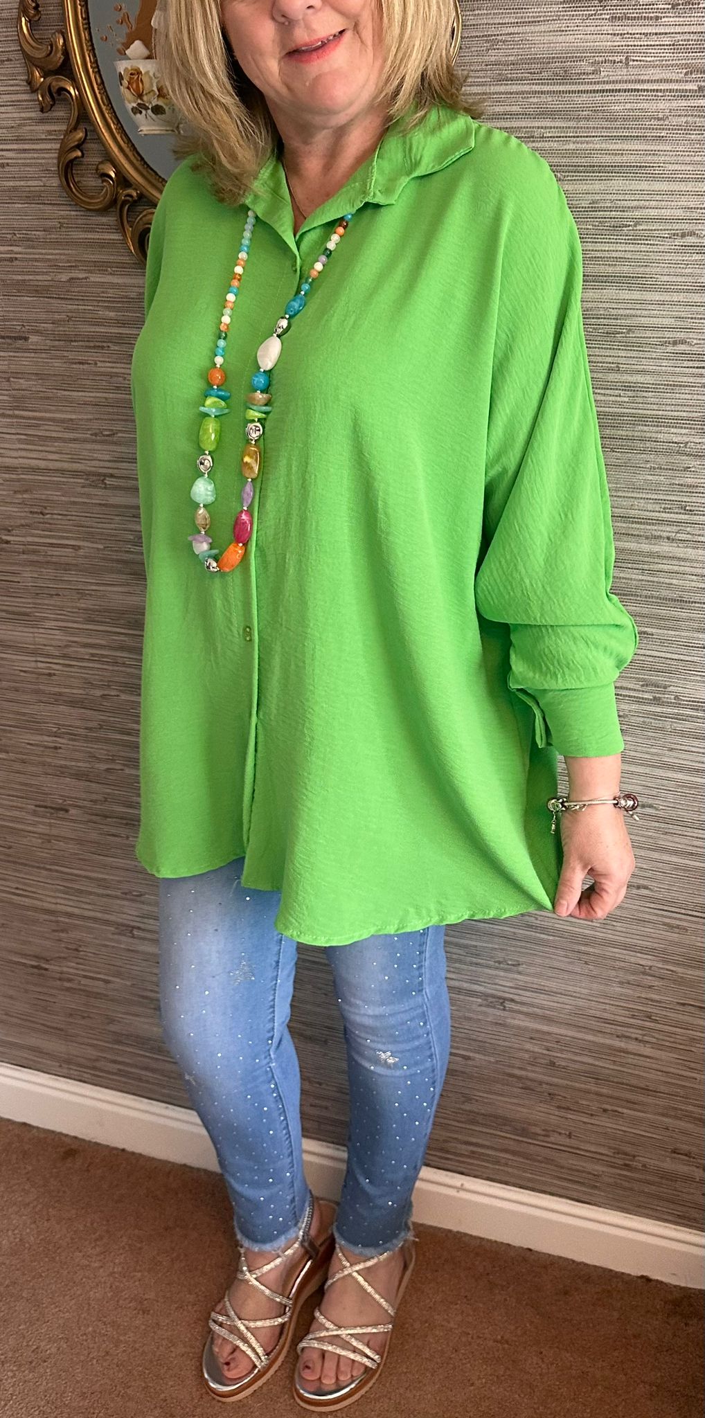 Brianna Oversized Blouse - LB Boutique