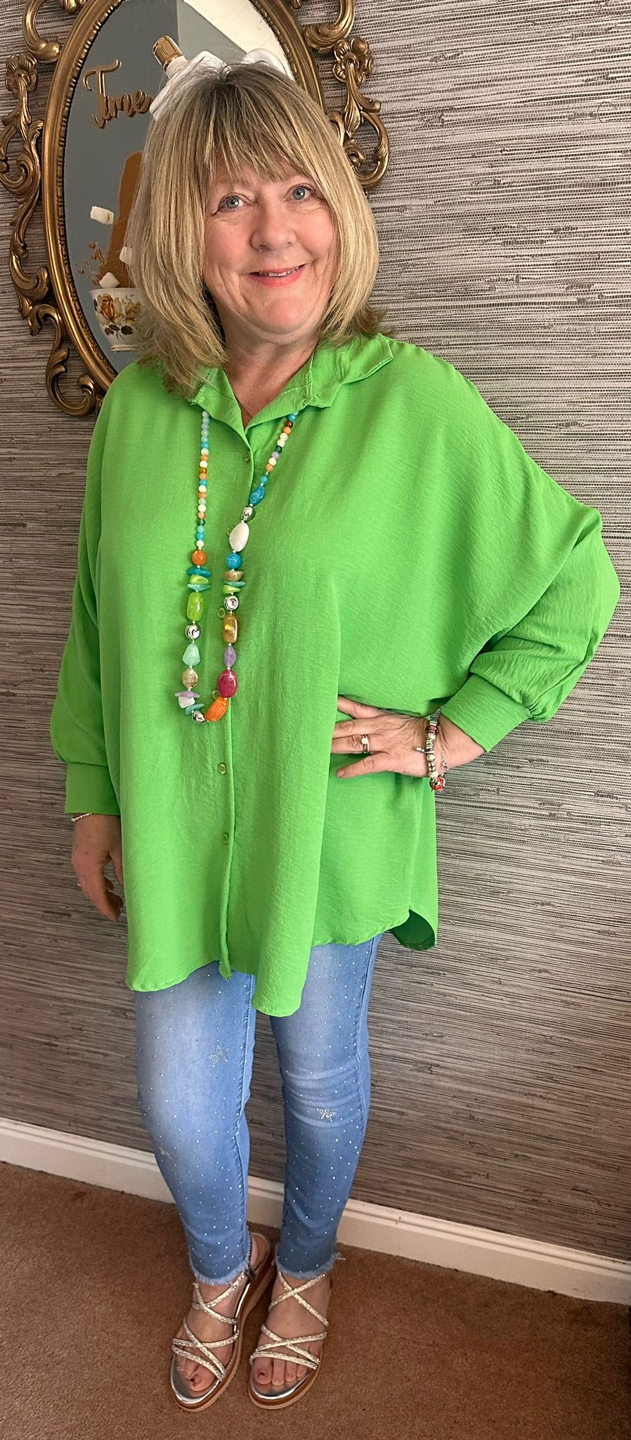 Brianna Oversized Blouse - LB Boutique