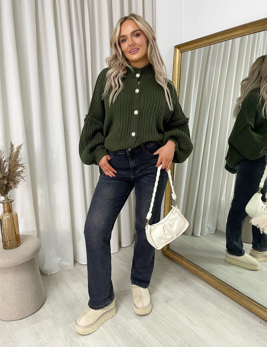 Kathryn Straight Leg High Waist Jeans