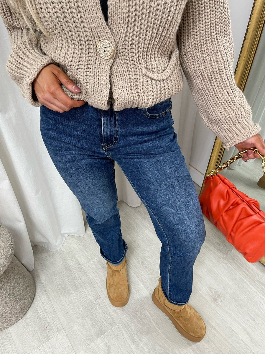 Kathryn Straight Leg High Waist Jeans