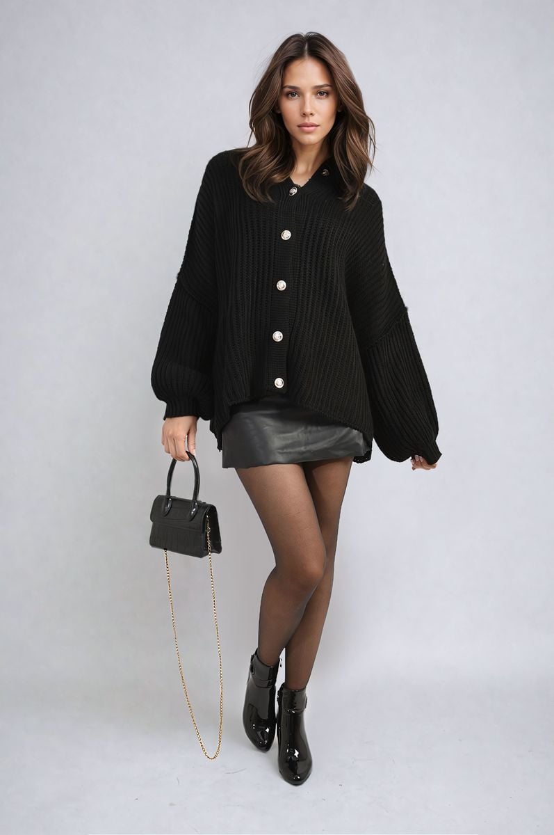 Marcela Oversized Chunky Knitted Top