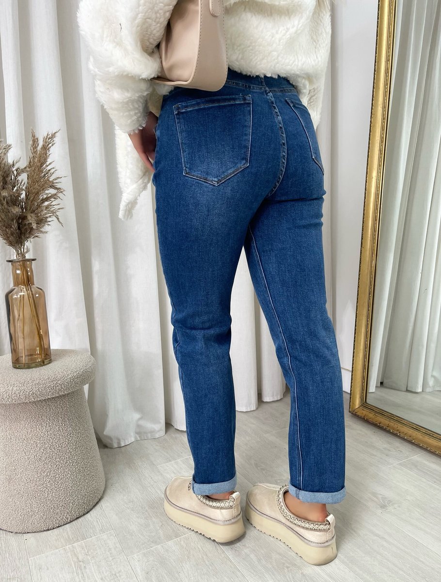 Mariela High Waisted Acid Wash Jeans