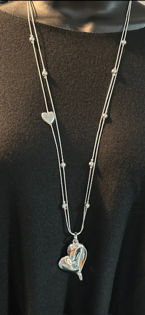 Hayley Heart Statement Necklace - LB Boutique