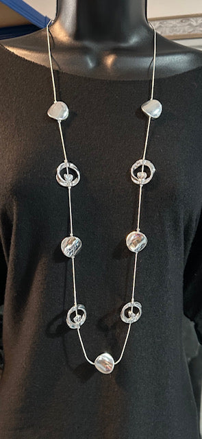 Debbie Disc And Heart Necklace - LB Boutique