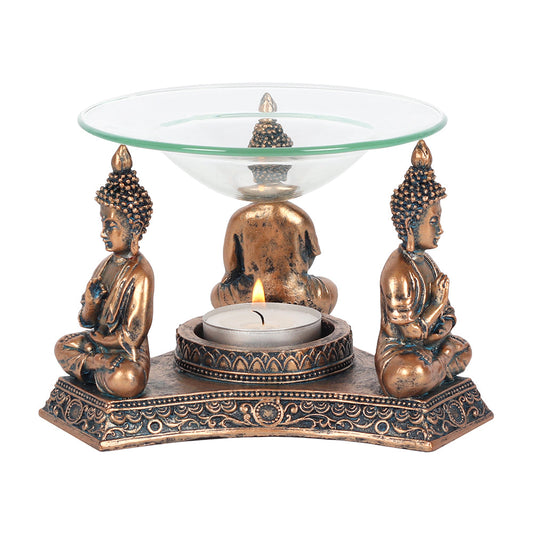 Bronze Buddha Oil Burner - LB Boutique