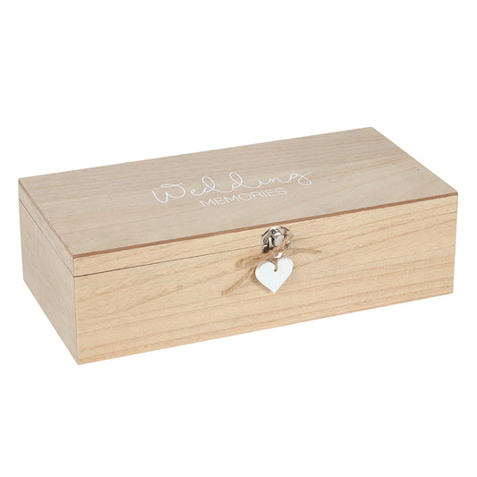 Wedding Memories Hinged Memento Box - LB Clothing