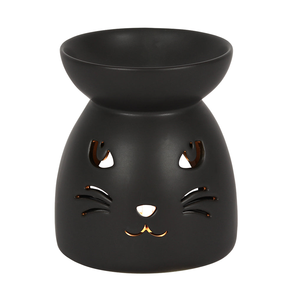 Black Cat Cut Out Oil Burner - LB Boutique