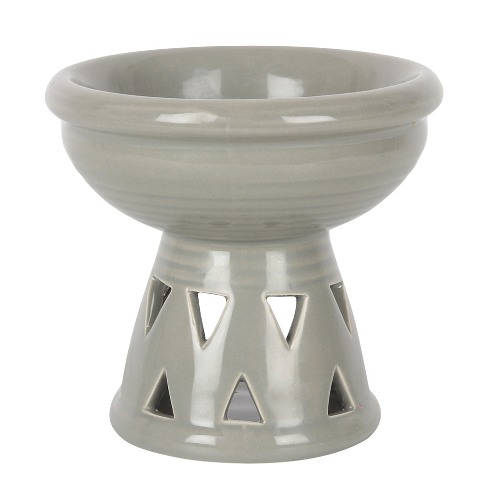 Grey Deep Bowl Oil Burner - LB Boutique