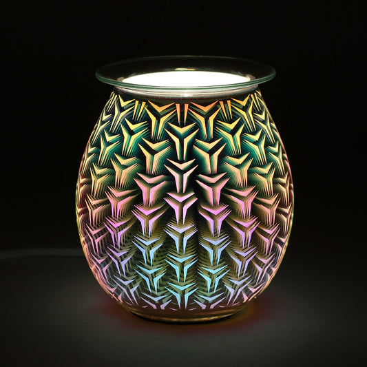 3D Geometric Light Up Electric Oil Burner - LB Boutique