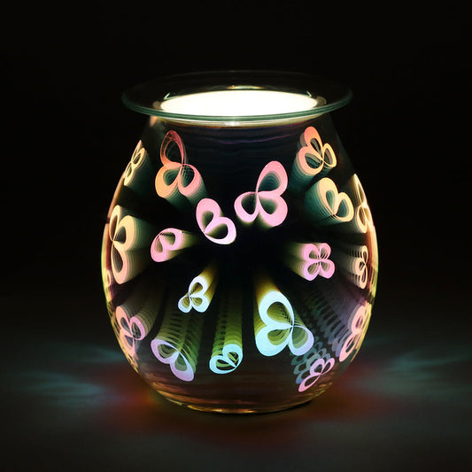 3D Flower Petal Light Up Electric Oil Burner - LB Boutique