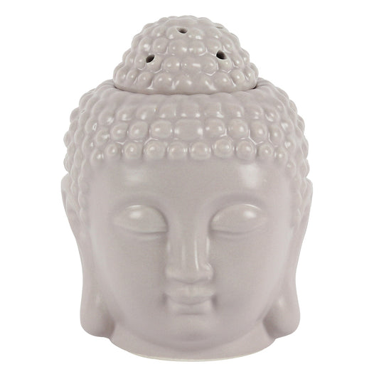 Small Grey Buddha Head Oil Burner - LB Clothing