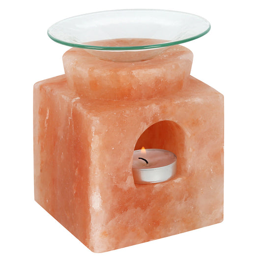 Cube Himalayan Salt Oil Burner - LB Boutique