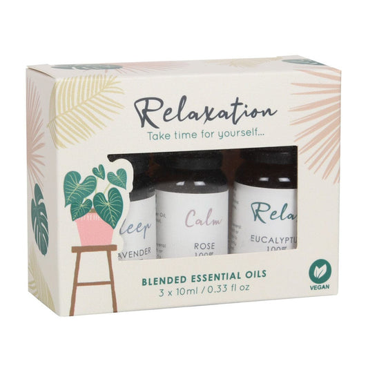 Relaxation Blended Essential Oil Gift Set - LB Boutique