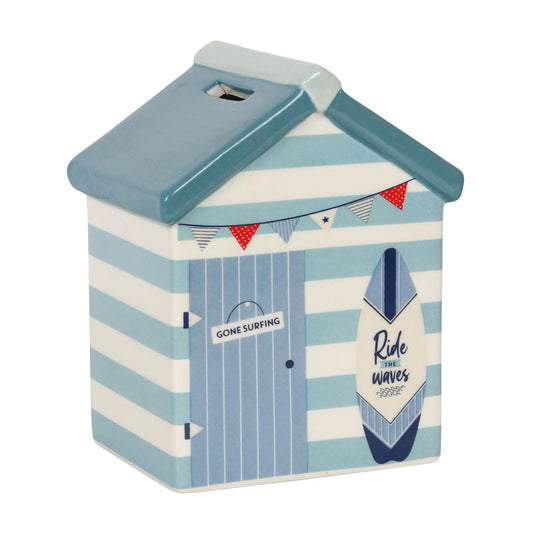 Beach Hut Ceramic Money Box - LB Boutique