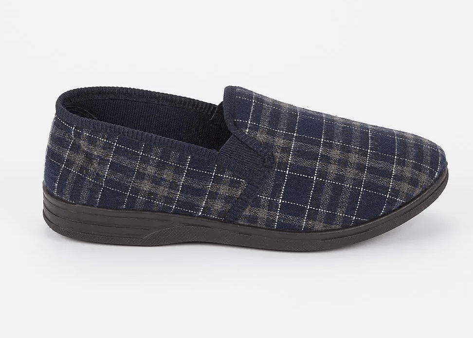 Men's Tartan Slippers - LB Boutique