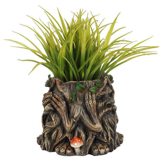 14cm Green Man Plant Pot - LB Boutique