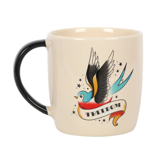 Freedom Tattoo Sparrow Mug - LB Boutique