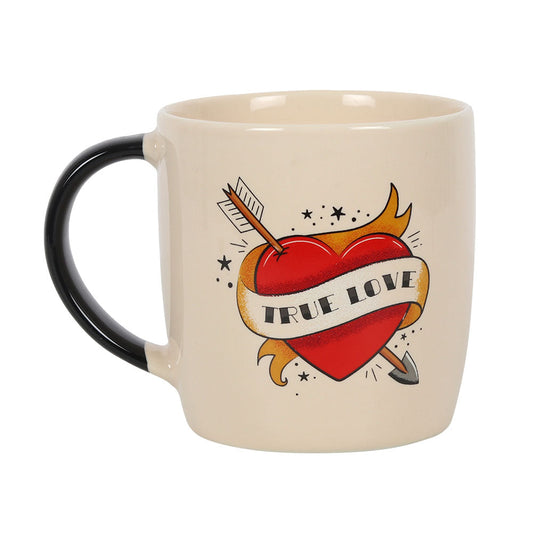 True Love Tattoo Heart Mug - LB Clothing